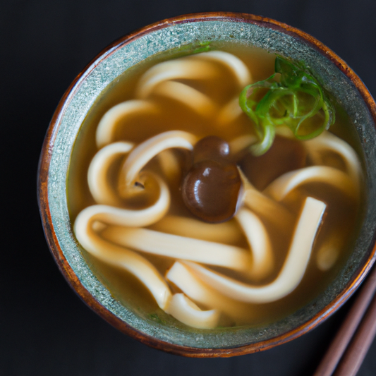 Soupe Miso au Maitake et Nouilles Udon